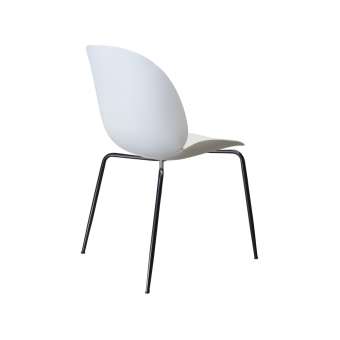 Krzesło Boliwia czarne siedzisko/czarne nogi komplet