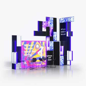 Stoisko targowe w nowoczesnym wydaniu